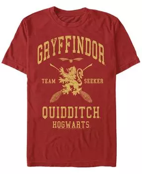 Мужская футболка с круглым вырезом и короткими рукавами gryffindor seeker Fifth Sun, красный