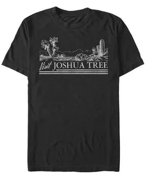Мужская футболка с круглым вырезом и короткими рукавами joshua tree Fifth Sun, черный