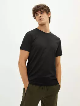 Мужская футболка с круглым вырезом и короткими рукавами LCW OUTDOOR