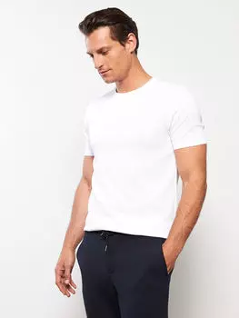 Мужская футболка с круглым вырезом и короткими рукавами LCWAIKIKI Classic