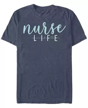 Мужская футболка с круглым вырезом и короткими рукавами nurse life Fifth Sun, мульти