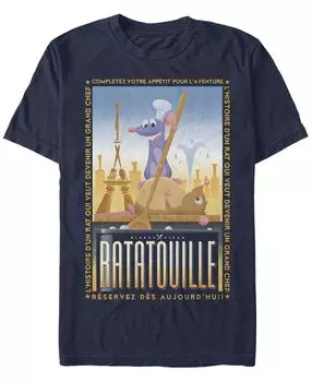 Мужская футболка с круглым вырезом и короткими рукавами с плакатом grand chef Fifth Sun, синий