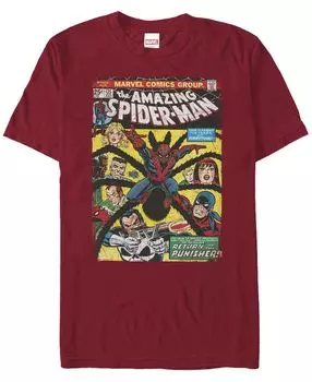 Мужская футболка с круглым вырезом и короткими рукавами spidey cover Fifth Sun