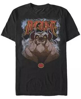 Мужская футболка с круглым вырезом и короткими рукавами terror beast Fifth Sun, черный