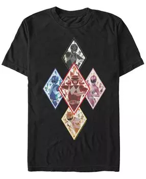 Мужская футболка с круглым вырезом и короткими рукавами the team-in diamonds Fifth Sun, черный