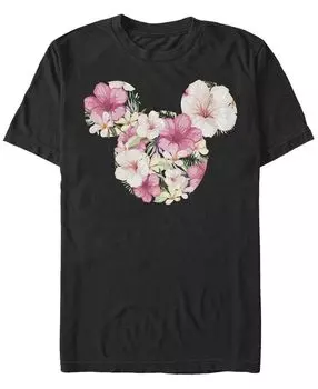 Мужская футболка с круглым вырезом и короткими рукавами tropical mouse Fifth Sun, черный