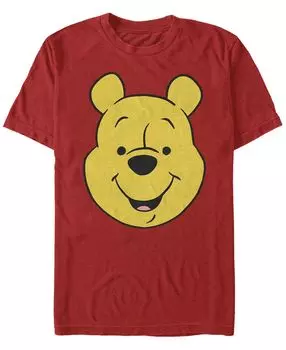 Мужская футболка с круглым вырезом и короткими рукавами winnie pooh big face Fifth Sun, красный
