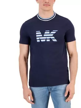 Мужская футболка с круглым вырезом и логотипом Michael Kors, цвет Midnight