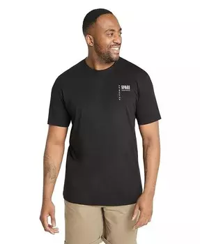 Мужская футболка с круглым вырезом и рисунком Space Johnny Bigg, черный