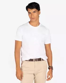 Мужская футболка с круглым вырезом и рисунком спереди Harper & Neyer, белый