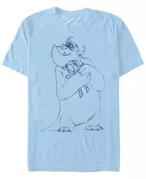 Мужская футболка с круглым вырезом kitty boo hug с короткими рукавами Fifth Sun, светло-синий