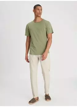 Мужская футболка с круглым вырезом Oil Green L241570A61 Футболка с круглым вырезом Lee