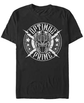 Мужская футболка с круглым вырезом prime rock badge с короткими рукавами Fifth Sun, черный