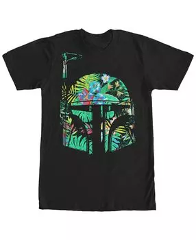 Мужская футболка с круглым вырезом с коротким рукавом hawaiin boba Fifth Sun, черный