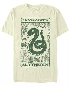 Мужская футболка с круглым вырезом с коротким рукавом slytherin tarot tarot Fifth Sun