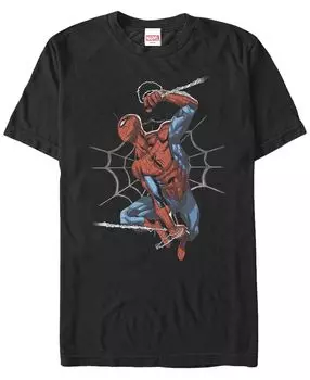 Мужская футболка с круглым вырезом с короткими рукавами another spiderman Fifth Sun, черный