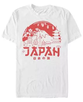 Мужская футболка с круглым вырезом с короткими рукавами japan horizon Fifth Sun, белый