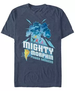 Мужская футболка с круглым вырезом с короткими рукавами mighty morphin Fifth Sun, синий