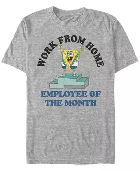 Мужская футболка с круглым вырезом с короткими рукавами с надписью employee month Fifth Sun, мульти