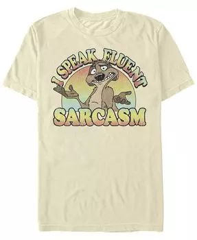 Мужская футболка с круглым вырезом Sarcasm с короткими рукавами Fifth Sun, тан/бежевый