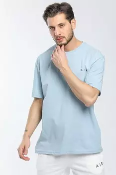 Мужская футболка с круглым вырезом Slim Fit с воздушным принтом SPR21Y23 Sperlife, синий