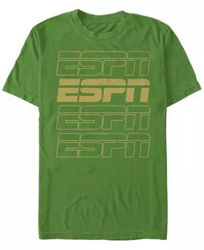 Мужская футболка с круглым вырезом stroke stack espn с коротким рукавом Fifth Sun