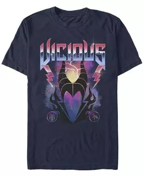 Мужская футболка с круглым вырезом vicious maleficent с короткими рукавами Fifth Sun, синий