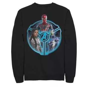 Мужская футболка с круглым вырезом в стиле техно «Marvel Avengers Endgame»