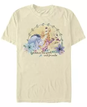 Мужская футболка с круглым вырезом winnie and friends с короткими рукавами Fifth Sun