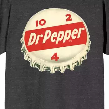 Мужская футболка с крышкой для бутылки в стиле ретро Dr. Pepper Licensed Character