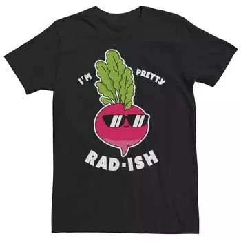 Мужская футболка с кулинарным юмором в стиле 90-х годов "I'm Pretty Rad-Ish" Licensed Character