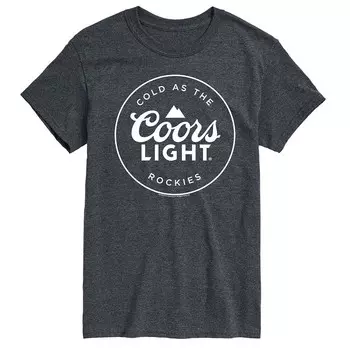 Мужская футболка с легким логотипом Coors и графическим принтом Licensed Character, цвет Heather Gray