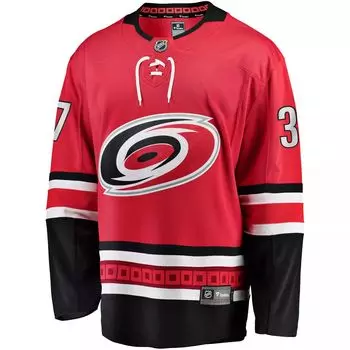 Мужская футболка с логотипом Андрея Свечникова Red Carolina Hurricanes Home Premier Breakaway Player Fanatics