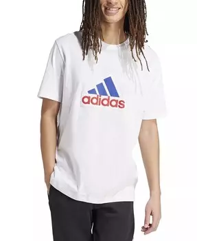 Мужская футболка с логотипом Badge of Sport adidas, белый