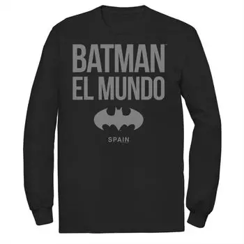 Мужская футболка с логотипом Batman: El Mundo Spain Icon Licensed Character
