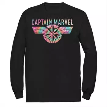 Мужская футболка с логотипом Captain Tie Dye Marvel