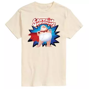 Мужская футболка с логотипом Captain Underpants Licensed Character