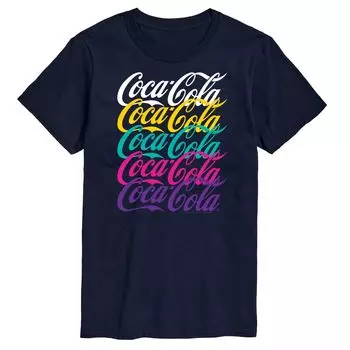 Мужская футболка с логотипом CocaCola 90-х годов и графическим рисунком Licensed Character
