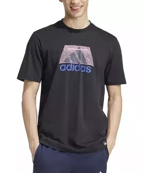 Мужская футболка с логотипом Code Team adidas, черный