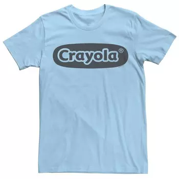 Мужская футболка с логотипом Crayola и графическим рисунком Licensed Character, цвет Light Blue