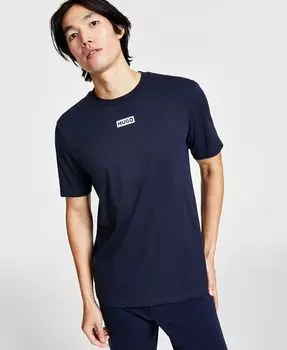 Мужская футболка с логотипом Daize HUGO, синий