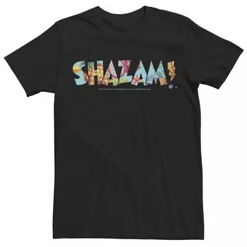 Мужская футболка с логотипом DC Comics Shazam Dragon Fruit Licensed Character, черный