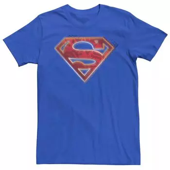 Мужская футболка с логотипом DC Comics Superman Man Of Steel и графическим рисунком на груди Licensed Character