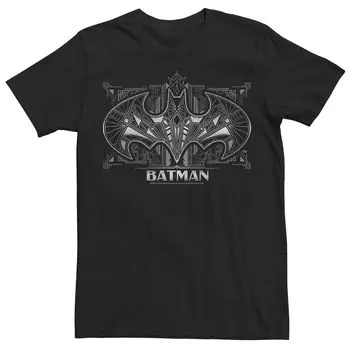 Мужская футболка с логотипом DC Fandome Batman в стиле ар-деко Licensed Character