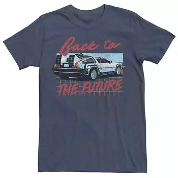 Мужская футболка с логотипом Delorean «Назад в будущее» Licensed Character