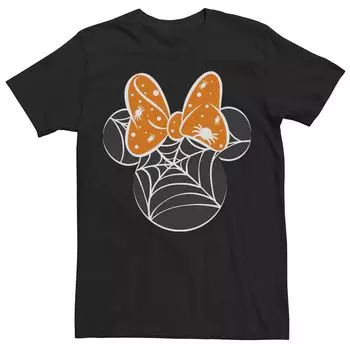 Мужская футболка с логотипом Disney Mickey & Friends Halloween Minnie Spider Web Licensed Character