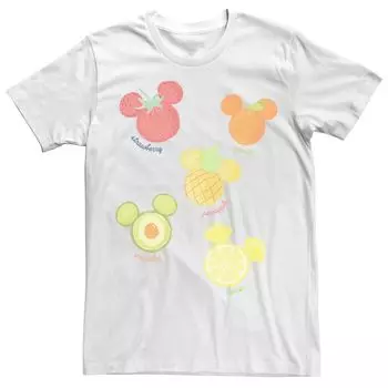 Мужская футболка с логотипом Disney Mickey & Friends Mickey Fruit Licensed Character