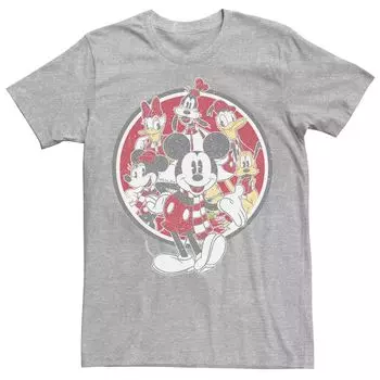 Мужская футболка с логотипом Disney «Микки Маус и друзья» Licensed Character
