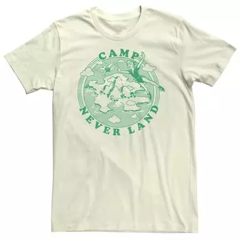 Мужская футболка с логотипом Disney Peter Pan Camp Never Land