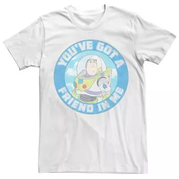 Мужская футболка с логотипом Disney Pixar Toy Story Buzz Friend In Me Licensed Character